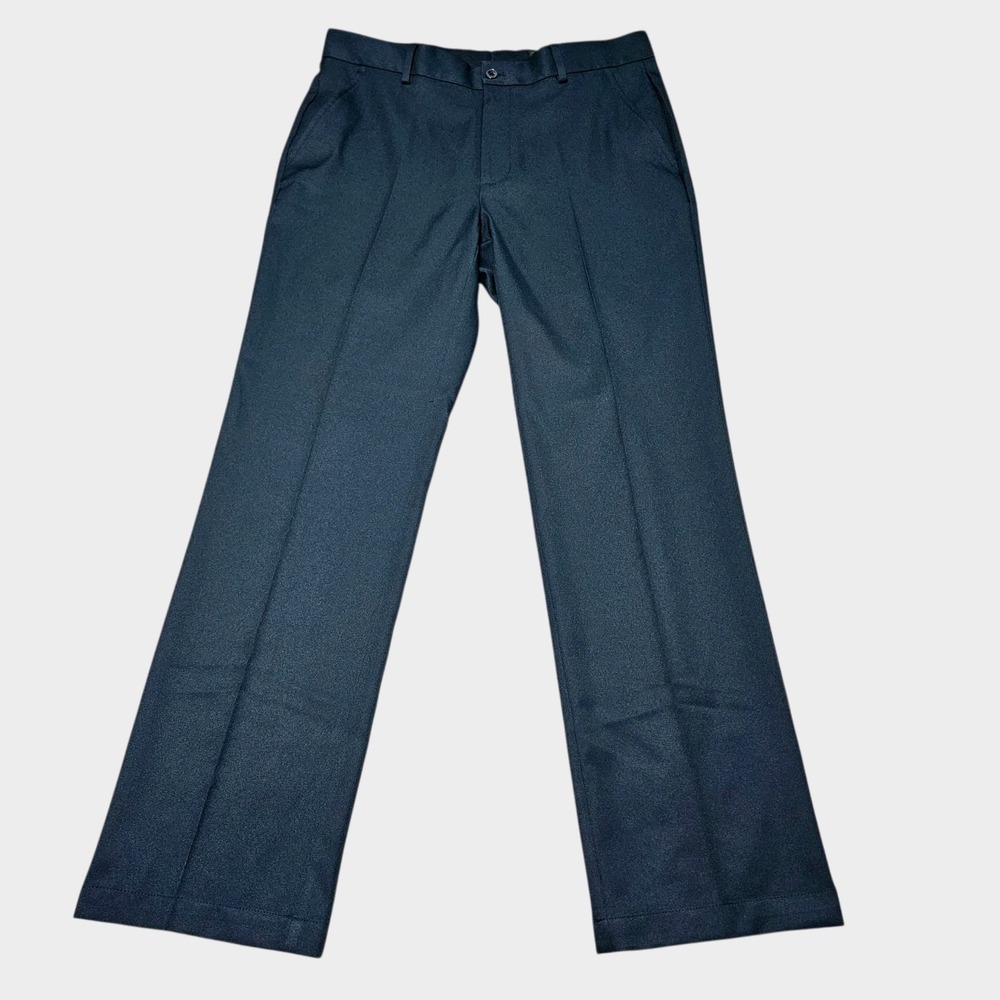 Greg Norman Performance Pants Men's Sz 32x30 Blue Straight Leg Polyester Travel